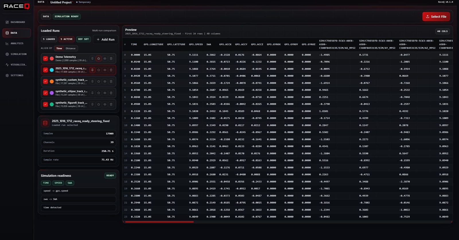 RaceQ app screenshot 4